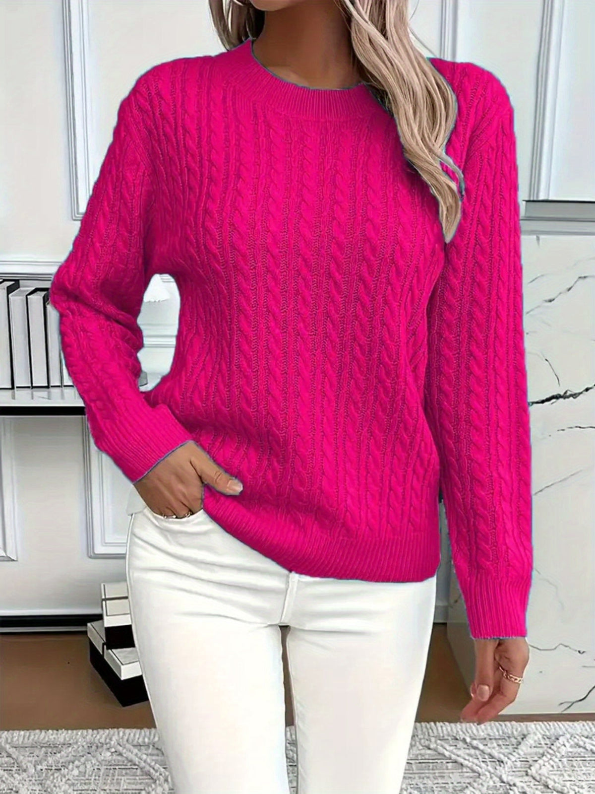 Cozy Cable Knit Sweater