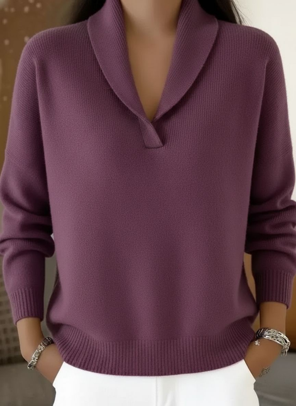 Victoria | V-Neck Sweater