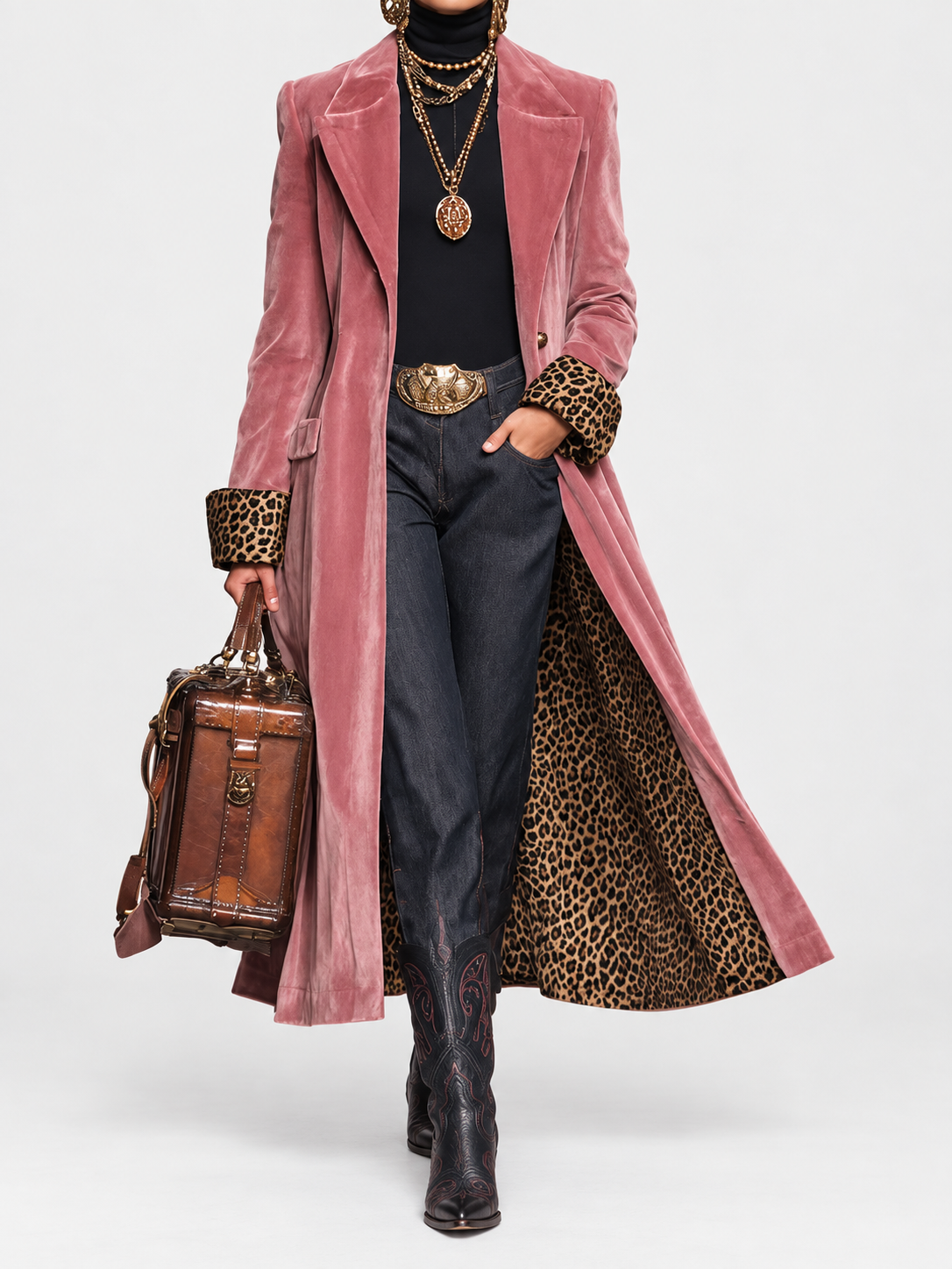 Zephyrelle | Elegant Long Tailored Coat
