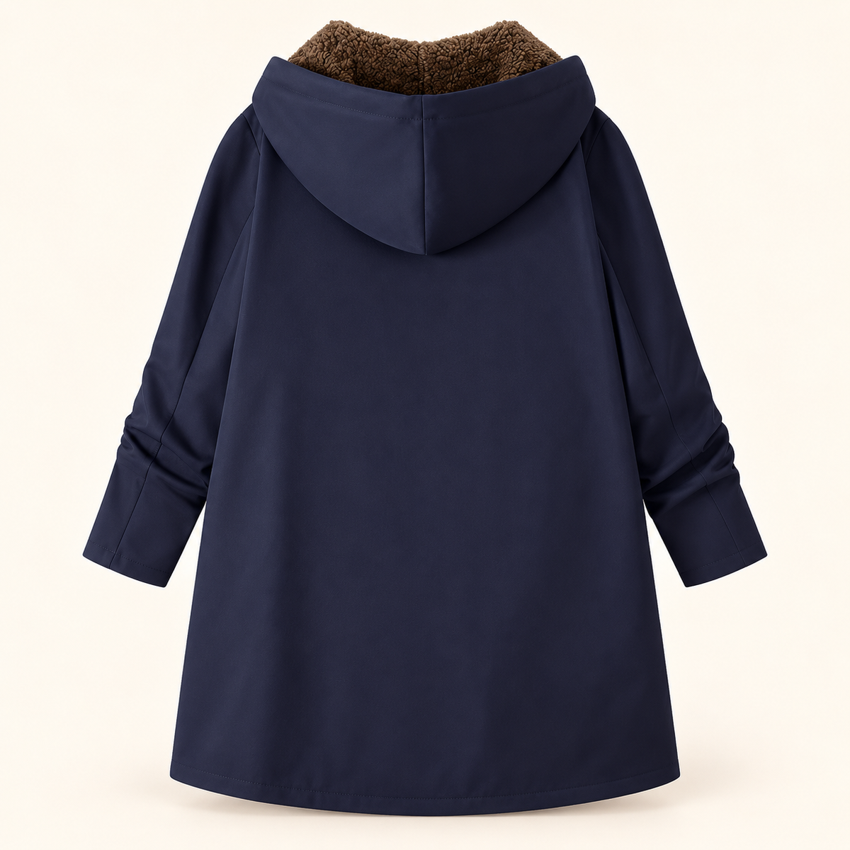 Ava | Cozy Sherpa-Lined Hooded Coat