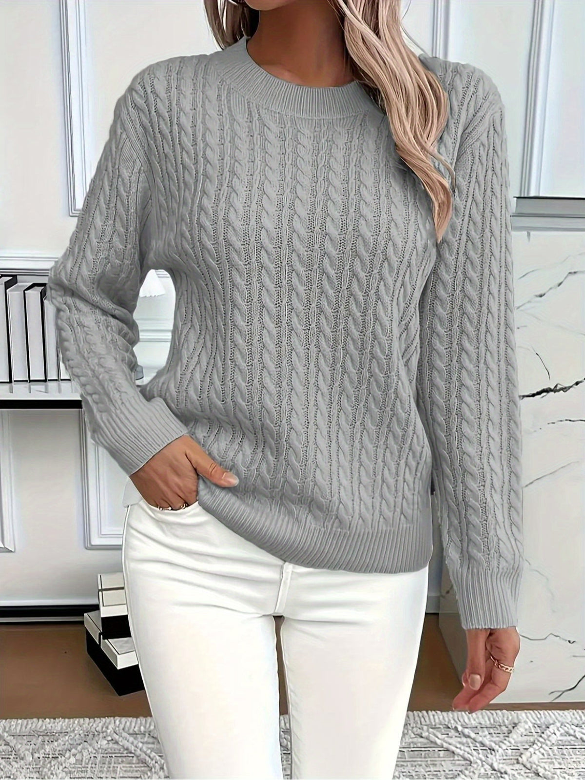 Cozy Cable Knit Sweater