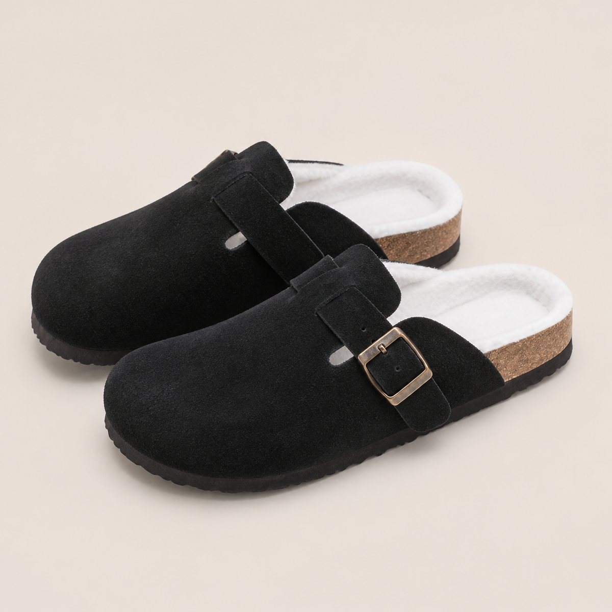 Lya | Suede Clogs