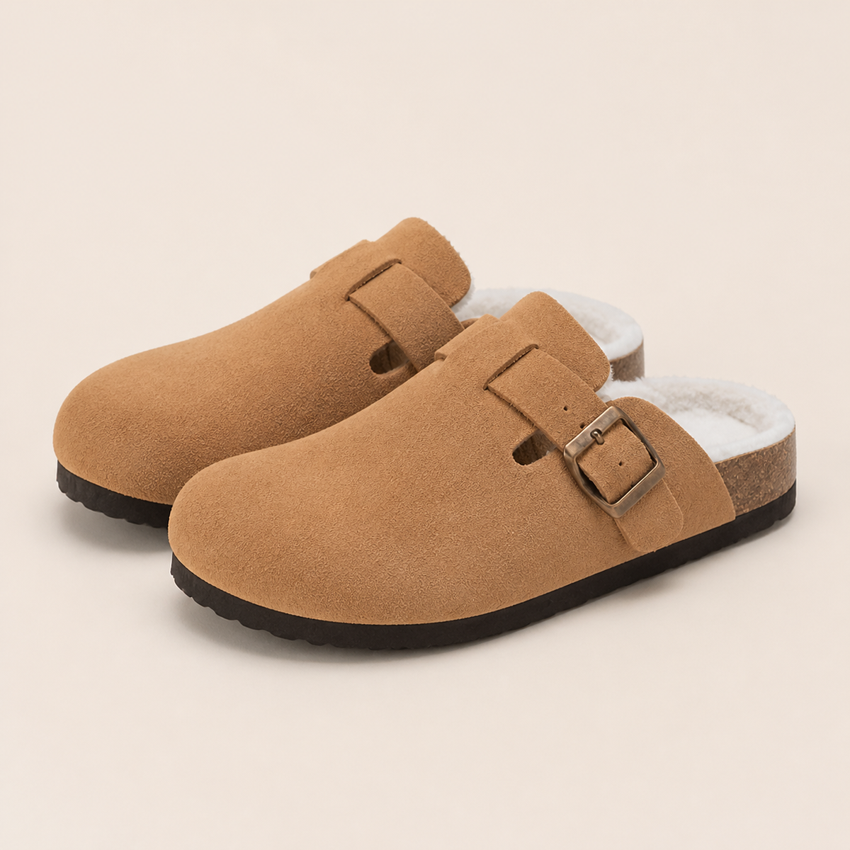 Lya | Suede Clogs