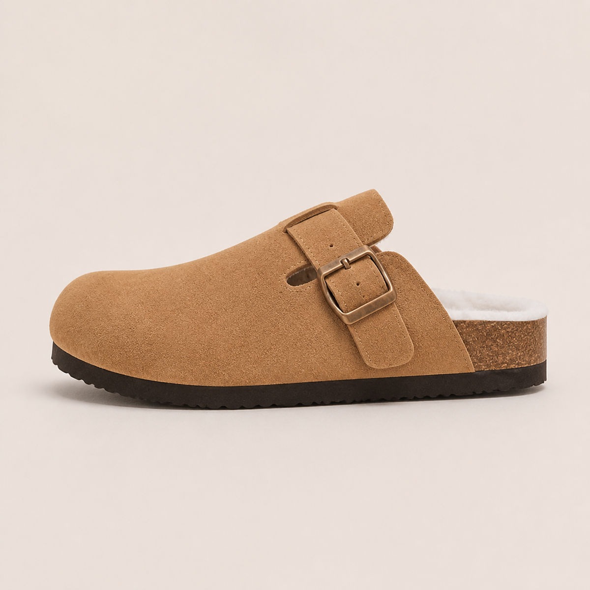 Lya | Suede Clogs