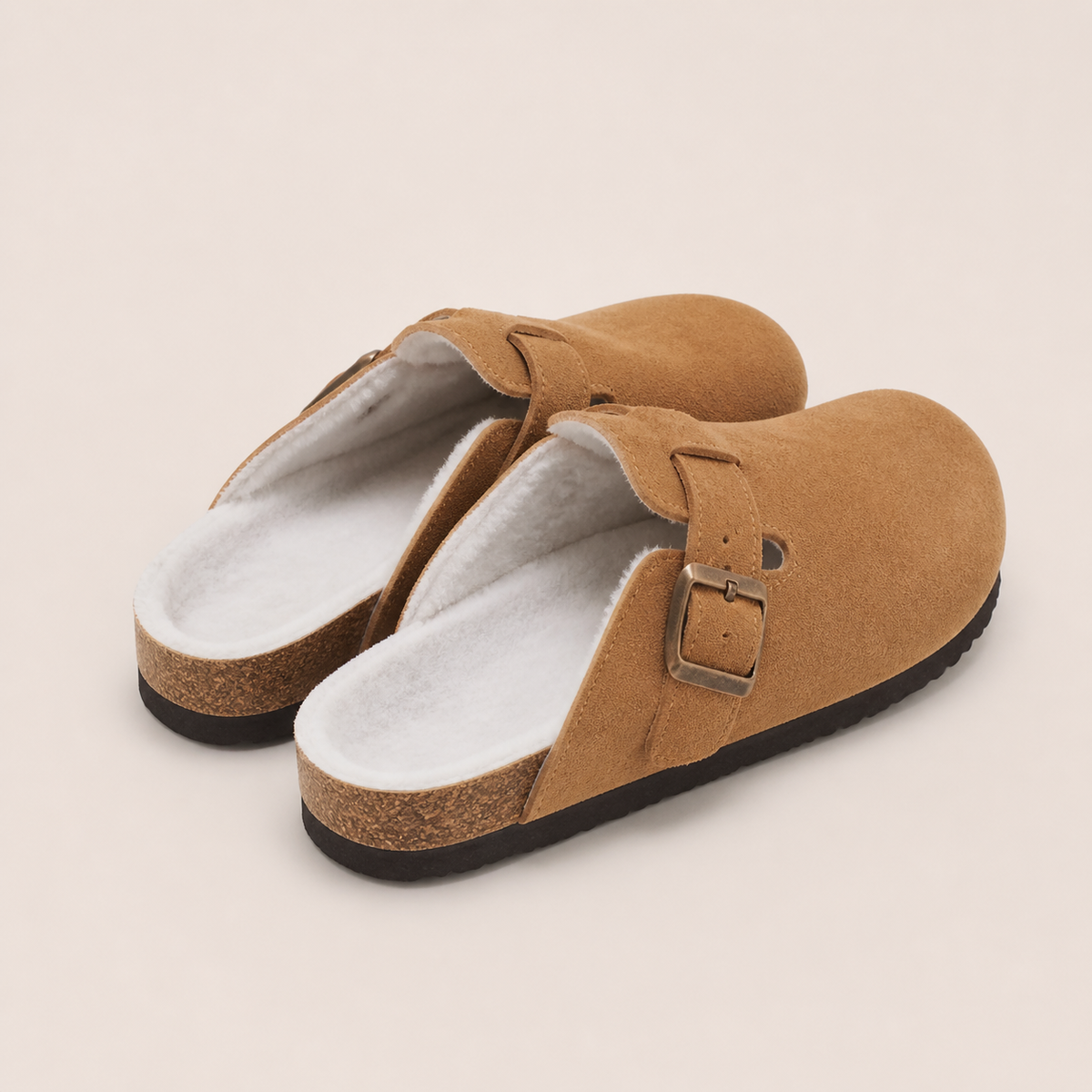 Lya | Suede Clogs