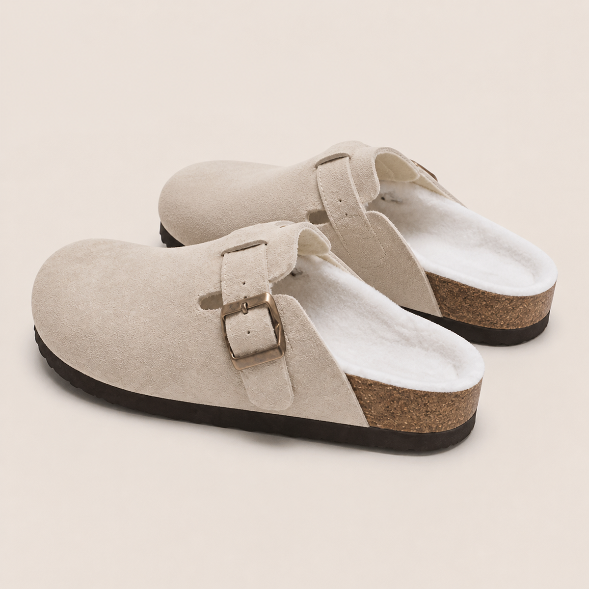 Lya | Suede Clogs