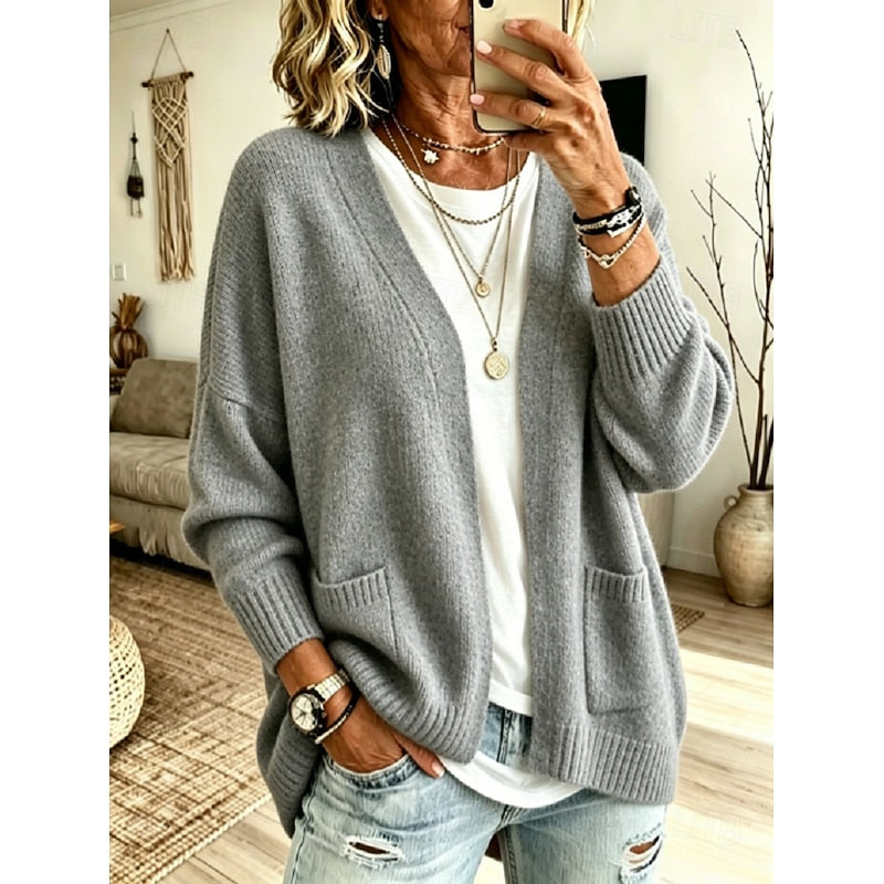 Riley™ | Relaxed Open-Front Cardigan