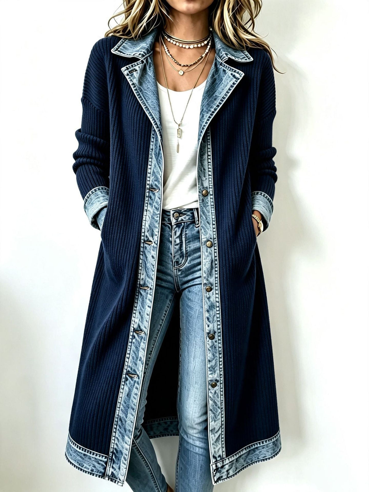 Juliet | Casual Long-line Knit Cardigan