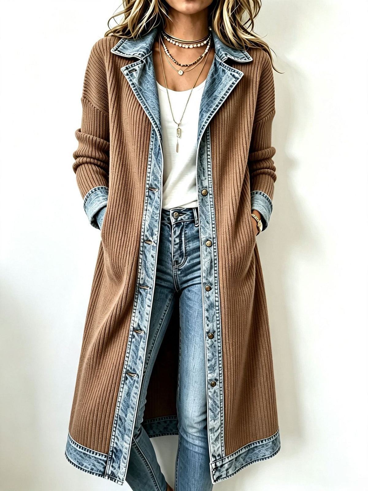 Juliet | Casual Long-line Knit Cardigan